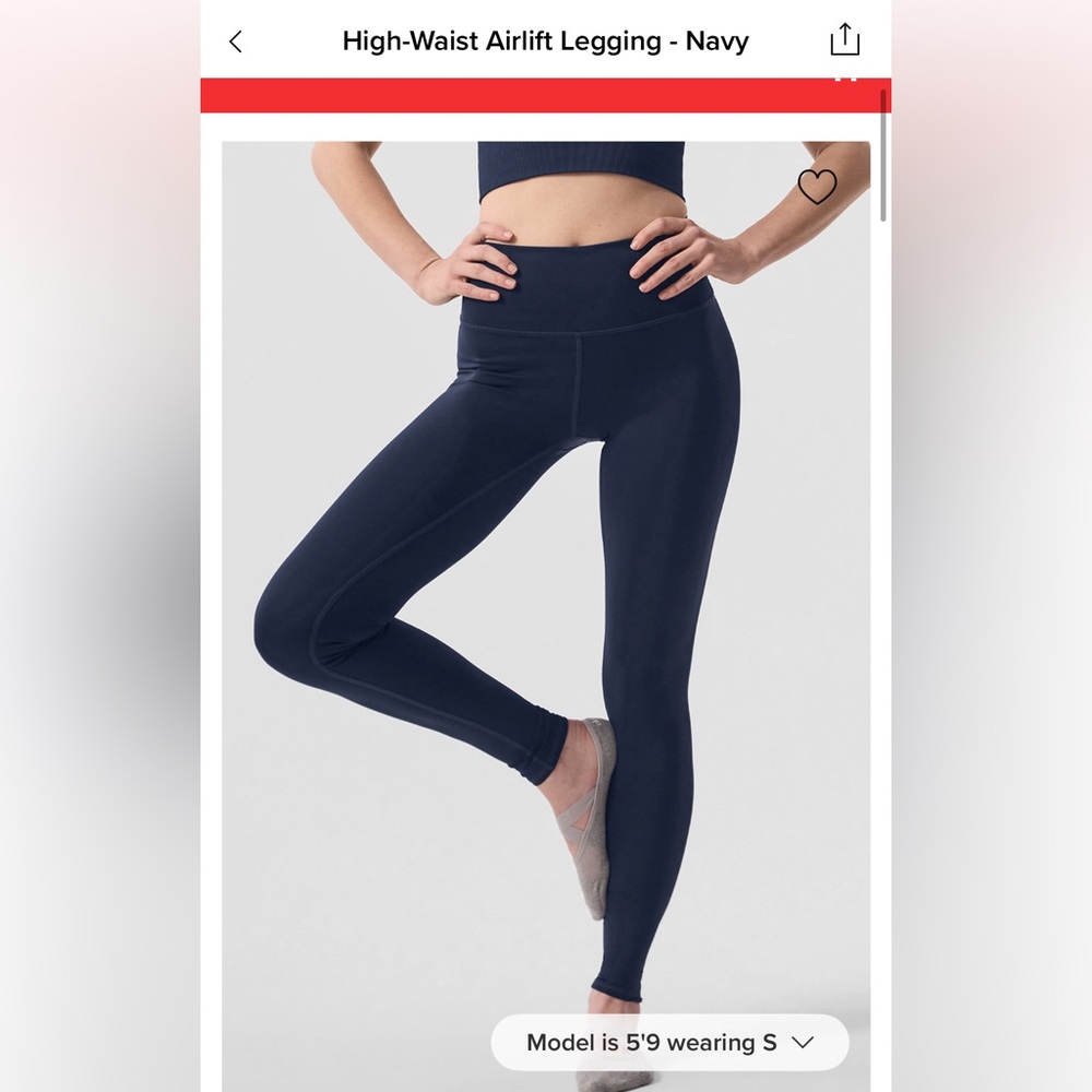Alo yoga Navy leggings